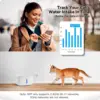 Tuya APP Cat Water Fountain 84 oz/2.5L Automatic Fountain Dog Water Fountain Suitable For Stainless Steel Pets Drinking Bowl 3