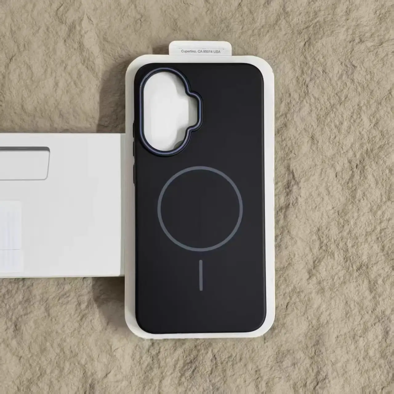 Magnetic Matte Shockproof Hard Case with Transparent Bumper