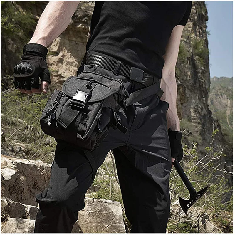Waterproof Tactical Leg Bag Bicycle Motorcycle Pack Men Multifunction Military Thigh Backpack Outdoor Hiking Fishing Hunting Bag