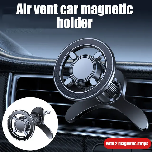 Magnetic Car Phone Holder Stand For Magsafe Car Mount Support GPS Mobile Bracket in Car For iPhone 15 14 13 12 Samsung Xiaomi