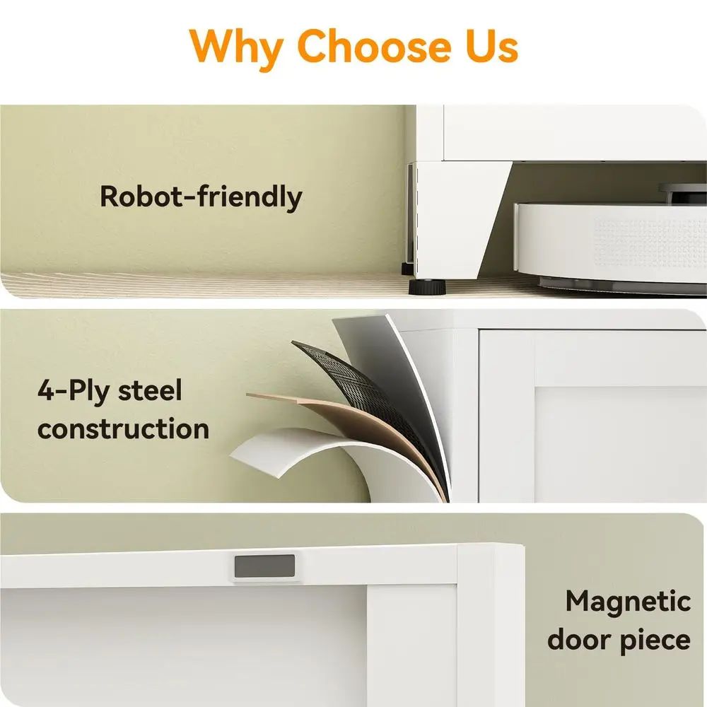 Slim Metal Storage Cabinet 3