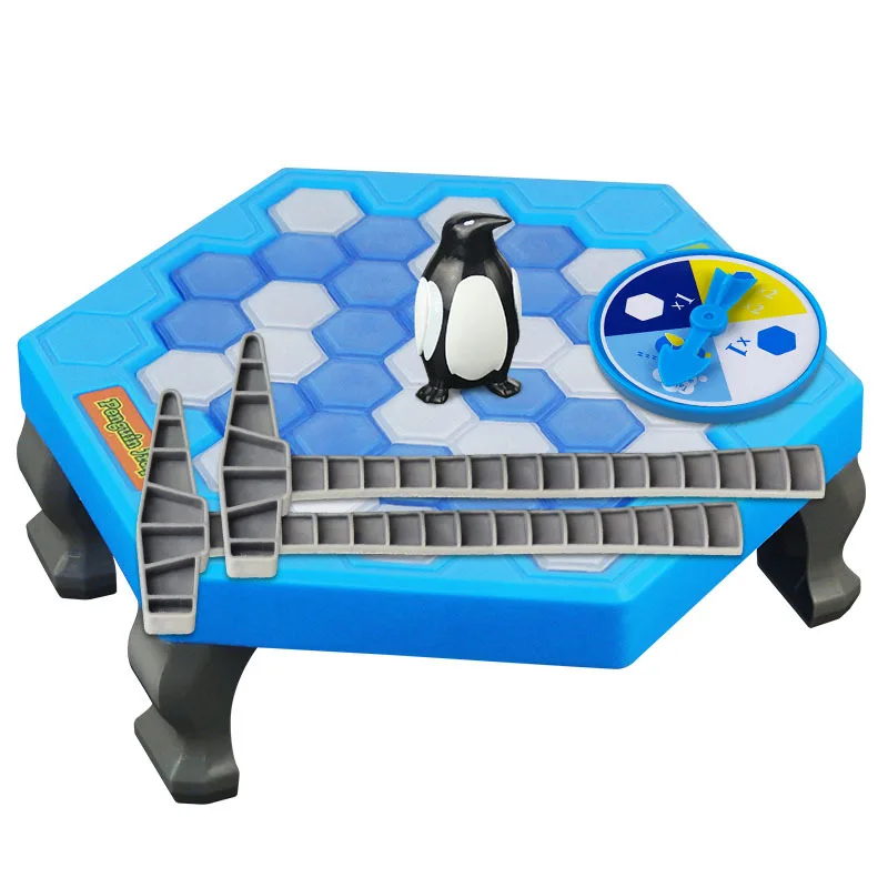 Same style children's two player battle with small characters, ice breaking and ice breaking penguin tabletop game toy 5