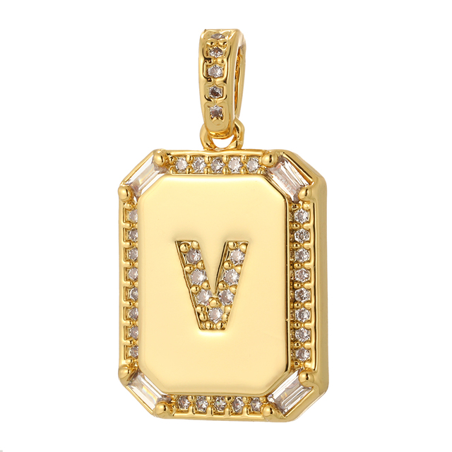 26 Letter Alphabet Charms for Necklace Keychain Diy Accessories Gold Name Charms for Jewelry Making Supplies initial pendant