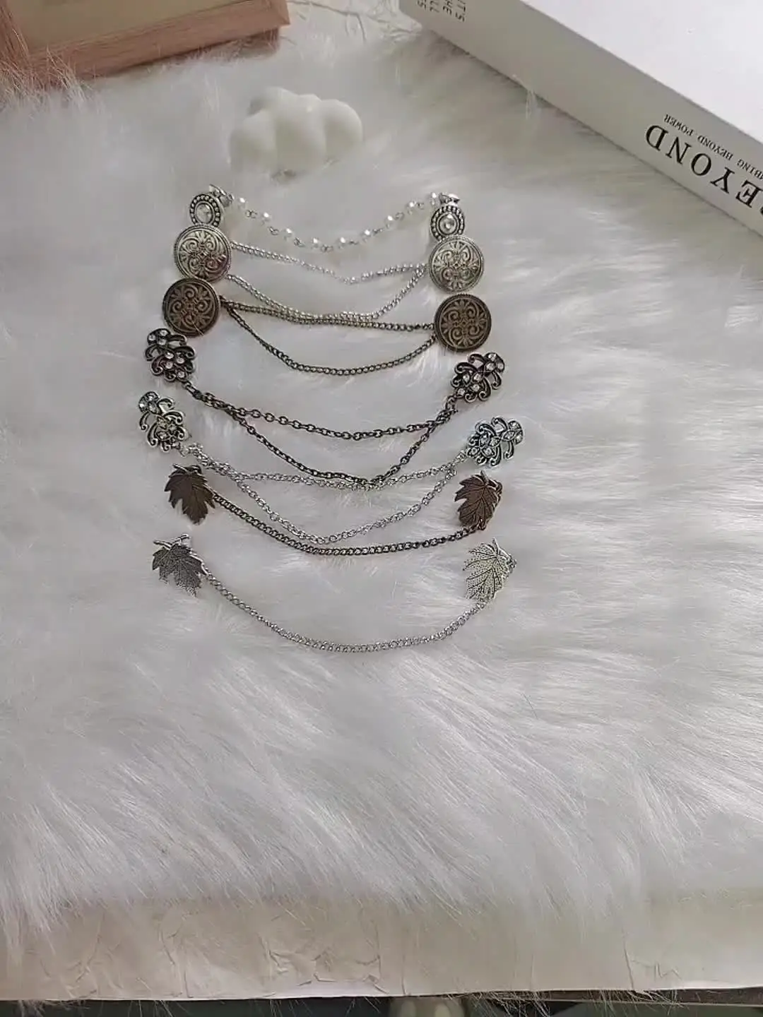 7 Pezzi Clip Per Cardigan, Clip per Maglione Vintage, Clip per Scialle, Creativo Clip Per Colletto, Retrò per Cardigan Scialle Clip, per Donne e