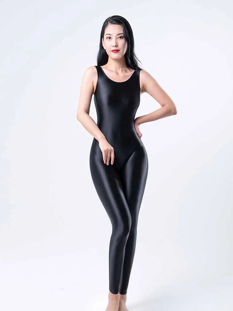 Tights one-piece training suit vest dance suit sports yoga bike wetsuit performance suit sexy women silky smooth swimsuit