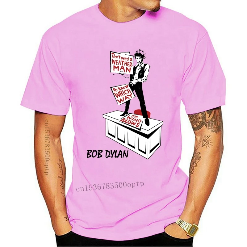 Bob Dylan T-Shirt Hurricane Music Influent 2020 White-Grey Short Men-Women Harajuku Funny Tee Shirt