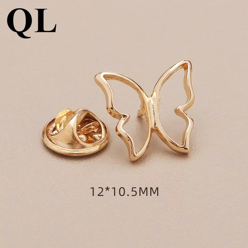 

2/5/10PCS Butterfly Shape Collar Anti Light Brooch Button for Women Girl Badge Cufflinks Buckles DIY Apparel Sewing Supplies