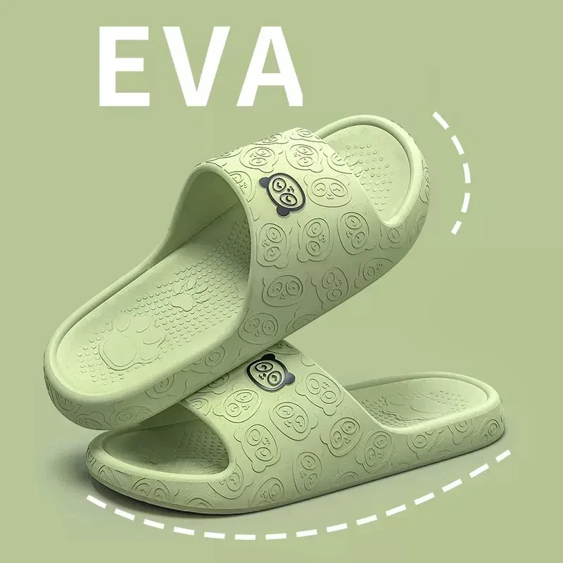 Eva Soft Sole Chunky Platform Slippers Women Summer Thick Sole Cloud Slides Beach Sandals Woman Non-Slip Outdoor Flip Flops