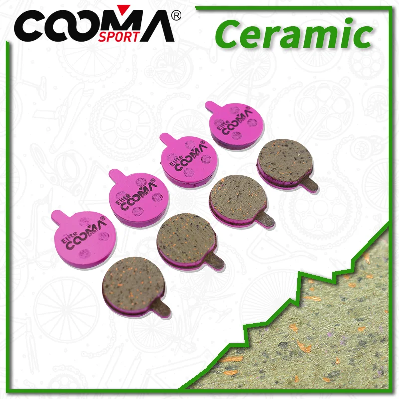 4 Pairs Ceramic Disc Brake Pads for Zoom HL280 DB 550, 450, 350