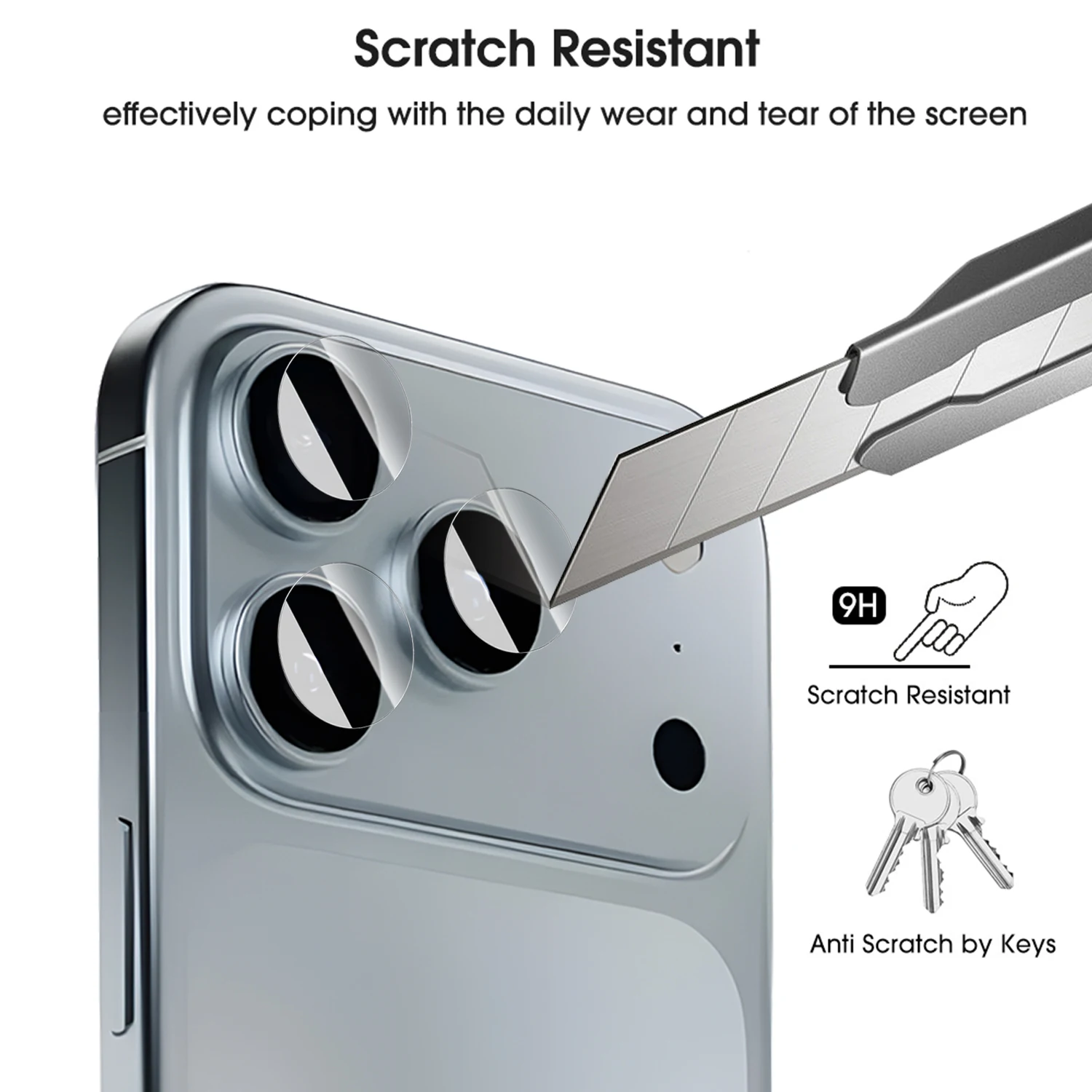 Crystal-Clear HD Camera Lens Protection - 9H Tempered Glass Protective Film
