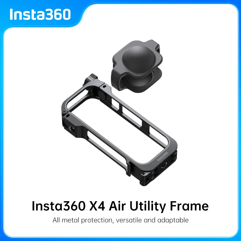 Accessoire original Insta360 : cadre métal robuste protégeant la caméra X4 Air lors des prises de vue