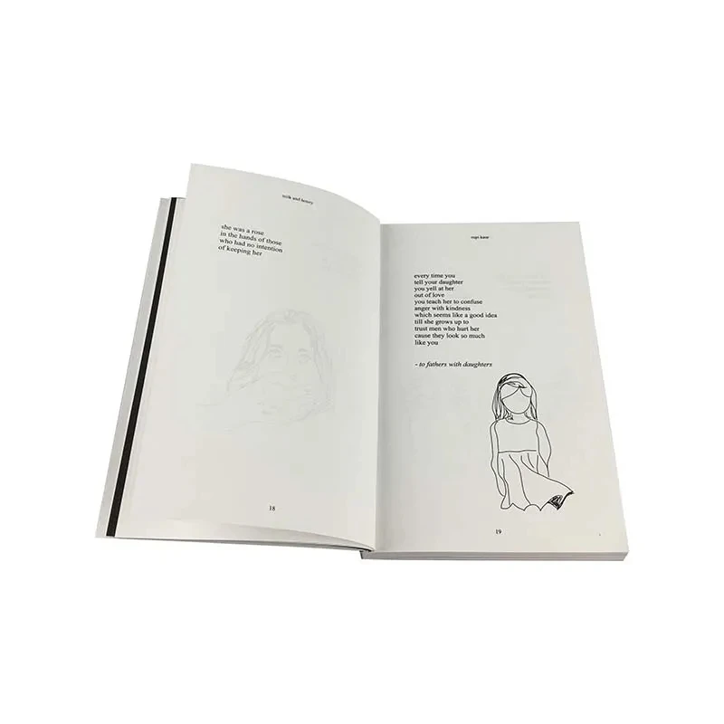 Livre de collection de poésie Rupi Kaur pour jeunes adultes, lait et miel,  romans anglais classiques, nettoyage de guérison spirituelle - AliExpress