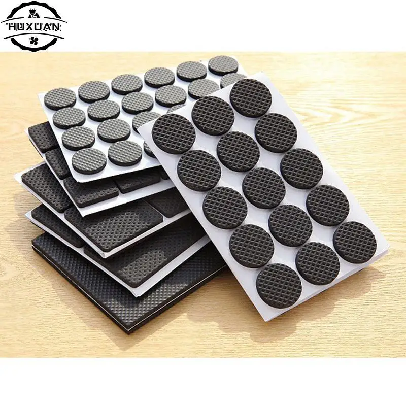 Furniture Leg Pads Self Adhesive Furniture Leg Feet Protector Pad Chair Leg Pad Anti-Skid Scratch DIY Resistant Furniture Feet Floor Protector Pads
