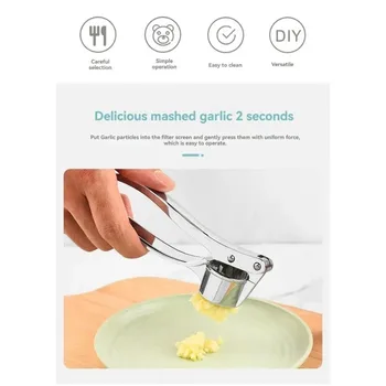 Garlic Press Squeezer 1