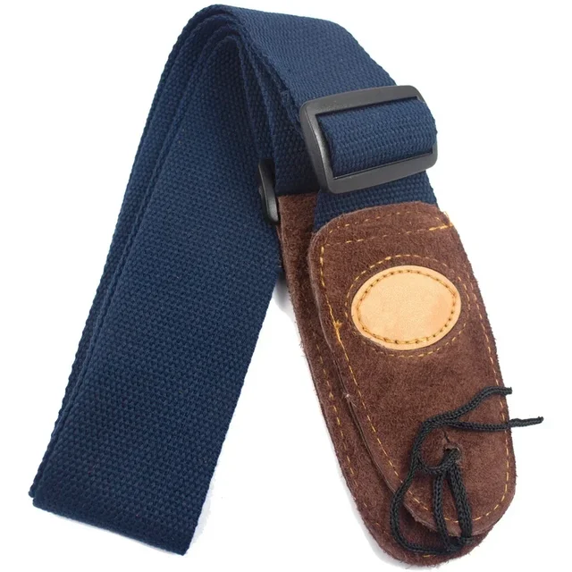 1pcs Guitar Cowhide Head Cotton Strap Electric Guitar Folk Acoustic Guitar Universal Musical Instrument Carrying Accessories 4
