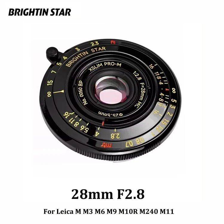 브라이트인 스타 28mm F2.8 풀 프레임 렌즈 라이카 M M3 M6 M9 M10R ..