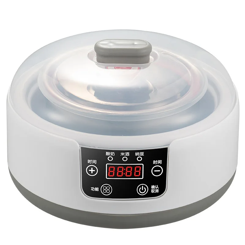 Yogurt Maker.Automatic Yogurt Machine Small Multifunctional Stainless Steel Rice Wine Natto Machine Constant Temperature.