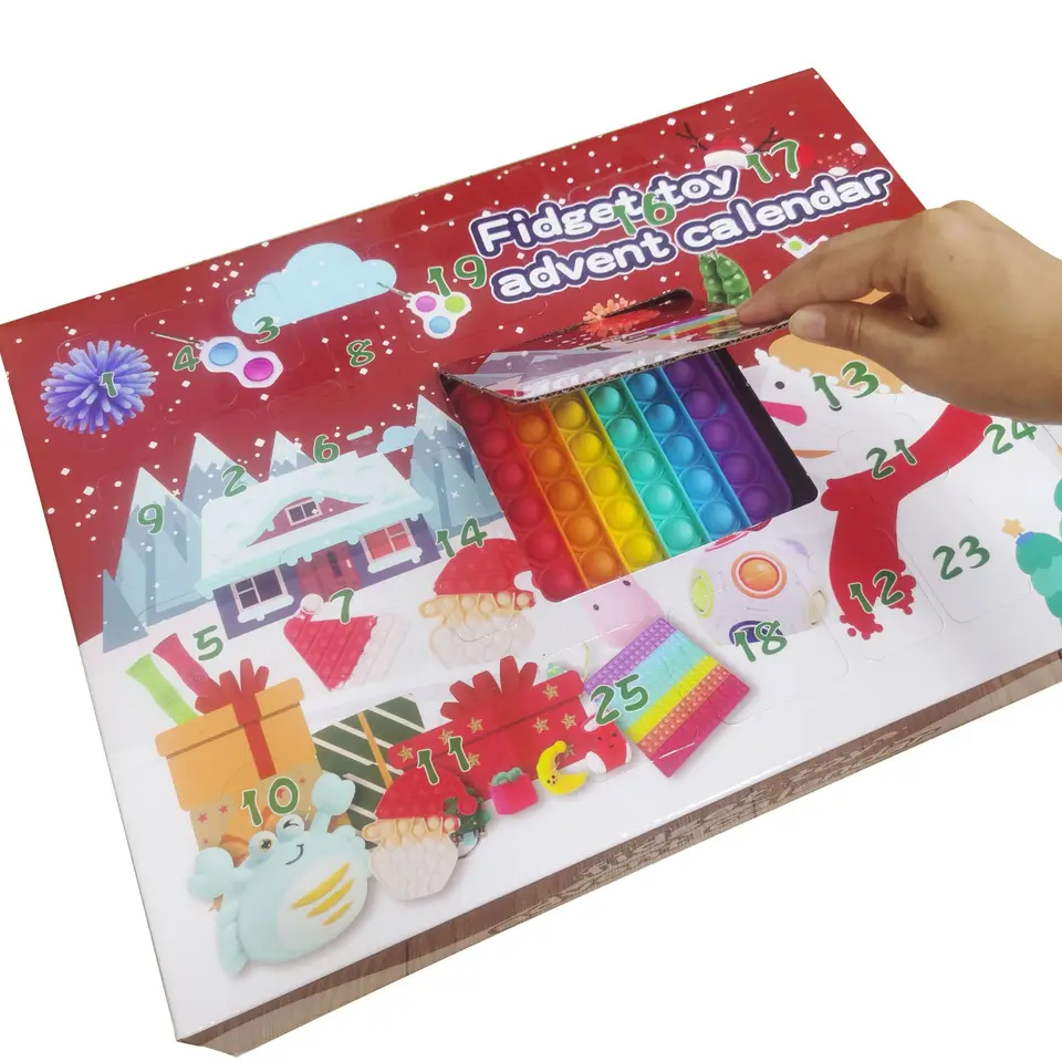 Peppa Pig Calendario de Adviento con 24 juguetes sorpresa y calcoanías