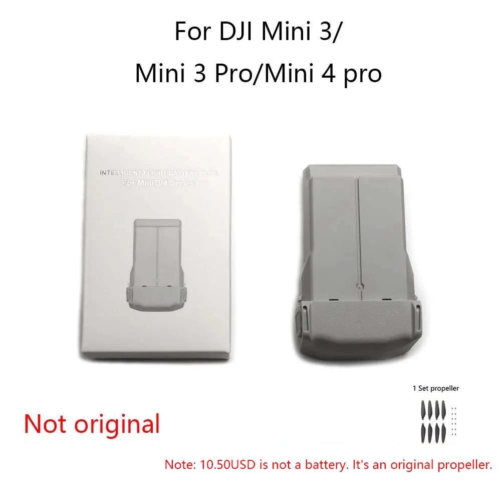 Batteria Di Volo Intelligente Plus 3850 MAh Per DJI Mini 3, Mini 3 Pro, Mini 4 E Mini 4 Pro – Autonomia 47 Minuti – Leggera E Sicura (1 Confezione)