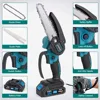 Koopa Tool Cordless Portable 6-Inch Mini Chainsaw, 2.0/4.0Ah Battery Powered 21V Handheld Small Chainsaw 6