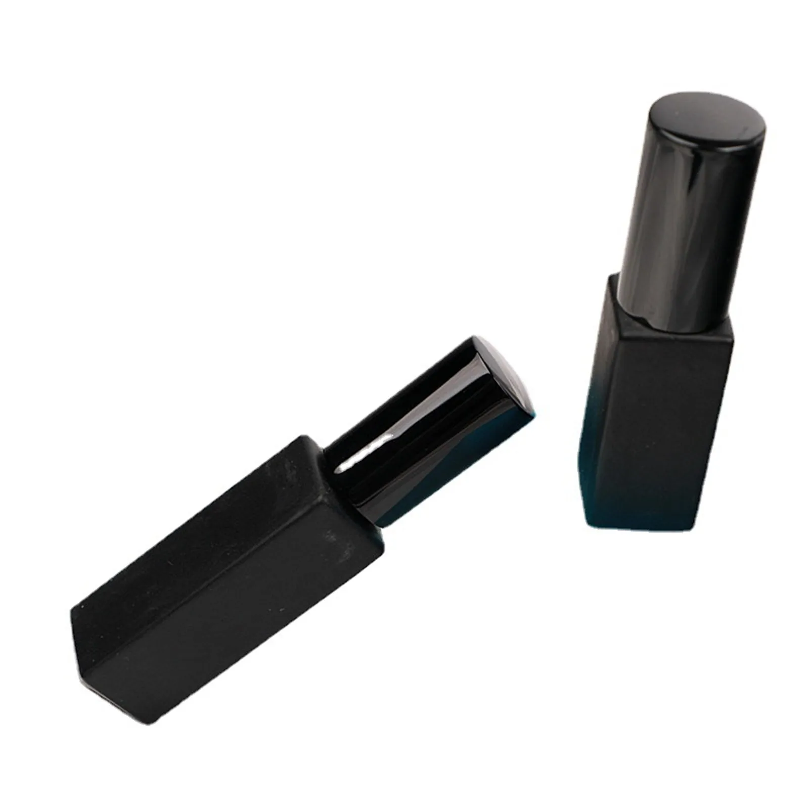 5/10ML Refillable Perfume Bottle Portable Cosmetics Atomizer Matte Black Square High-end Glass Empty Spray Bottles for Travel 6