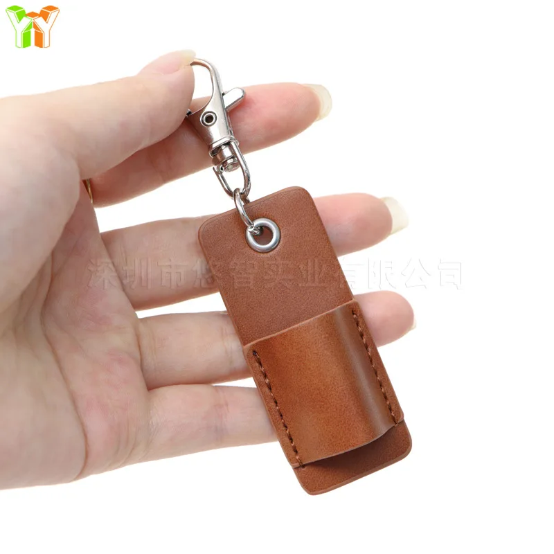 Neck Nurse Pen Clip Portable Keychain Compact Leather Pen Holder Office Pen Storage Clip 6