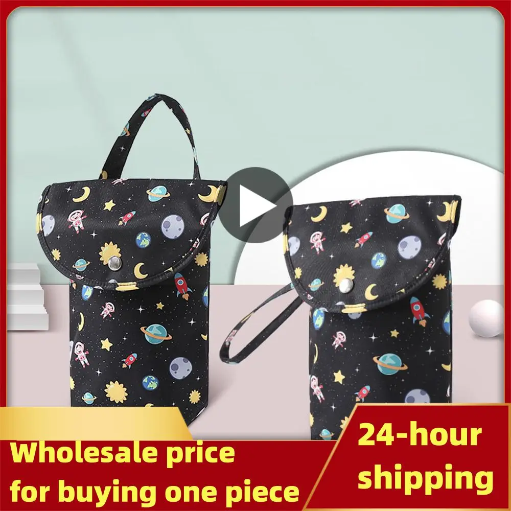 

New Waterproof and Reusable Baby Diaper Bag Baby Handbag Large Capacity Mommy Diaper Storage Bag Carrying Bag for Going Out