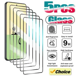 5-Pack 3D Tempered Glass Full Cover Screen Protectors for 5PCS Glass (For Honor 20 Pro)