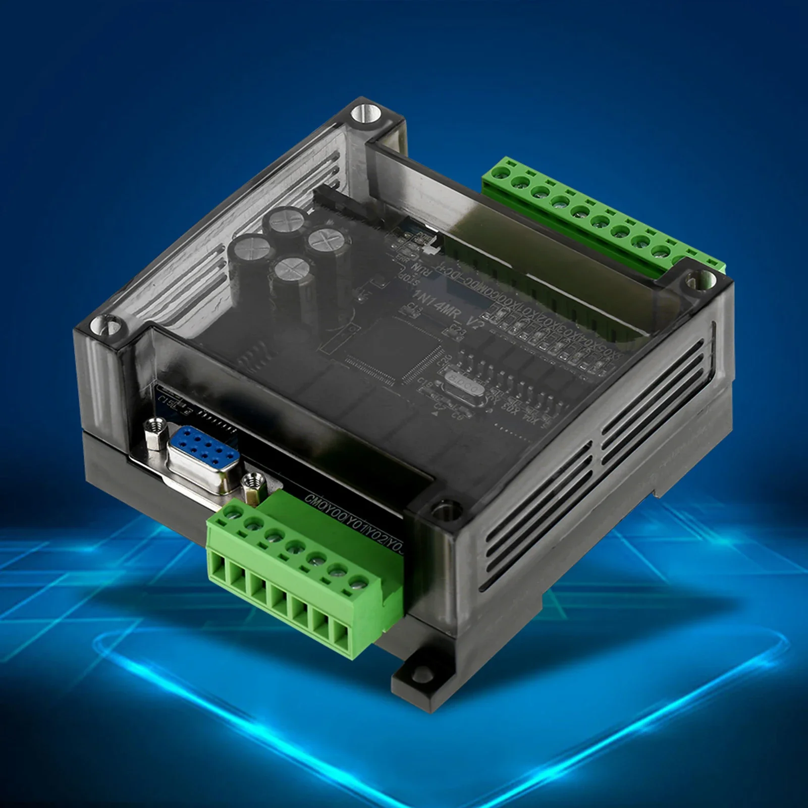 PLC Programmable Logic Controller Relay Output DC24V FX1N-14MR Industrial Control Board