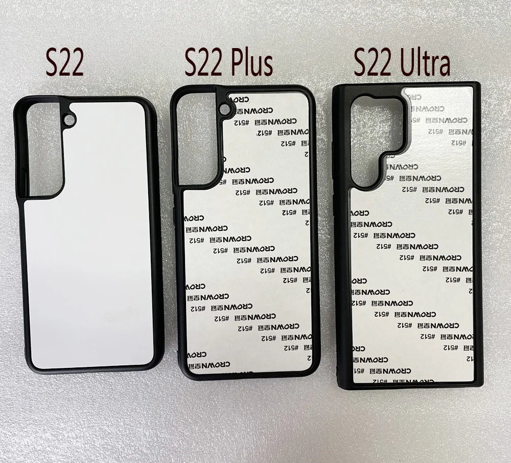 5 Pcs DIY Blank Sublimation Phone Cases with Metal Plate and Rubber TPU