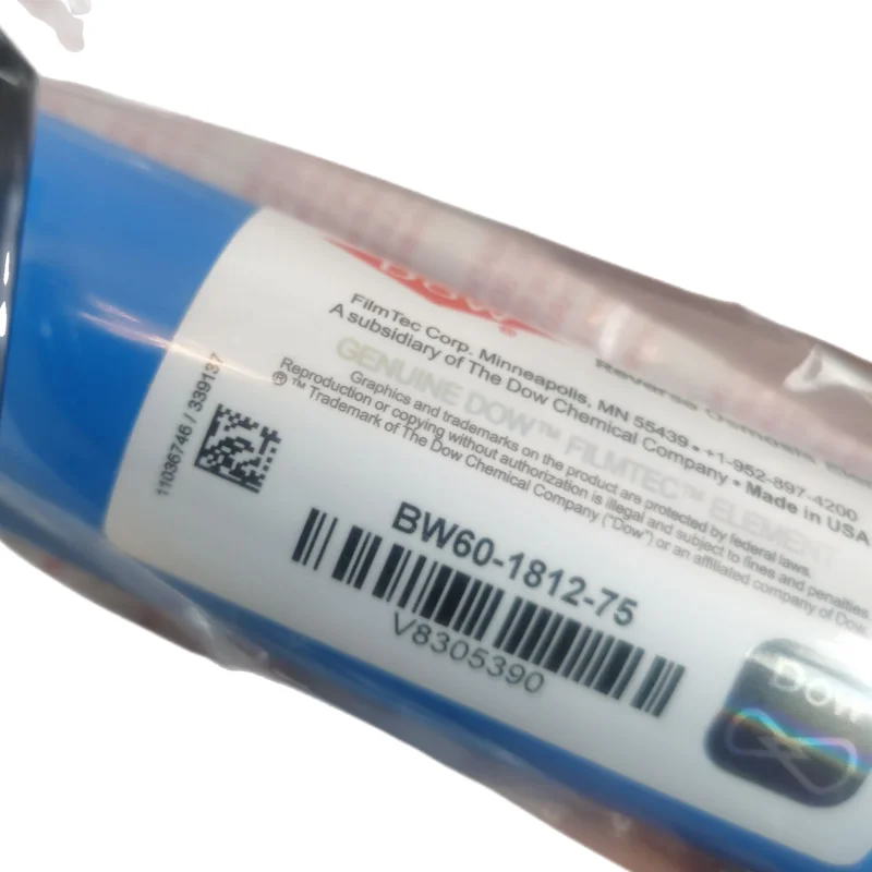 75 gpd water filter for Dow Filmtec reverse osmosis membrane BW60-1812-75 3pcs water filter