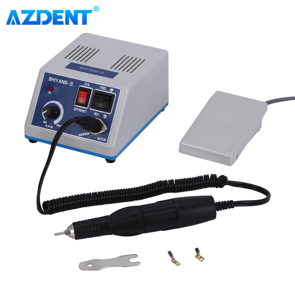 セット AZDENT 歯科マイクロモーターポリッシャー N3 新しい研磨