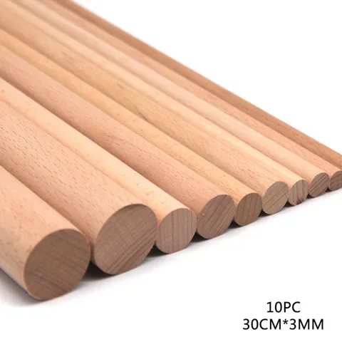 

Multi Size 10PCS/lot Wooden Craft DIY Architecture Model Material Decorative Woven Cotton Rope Tapestry Sticks