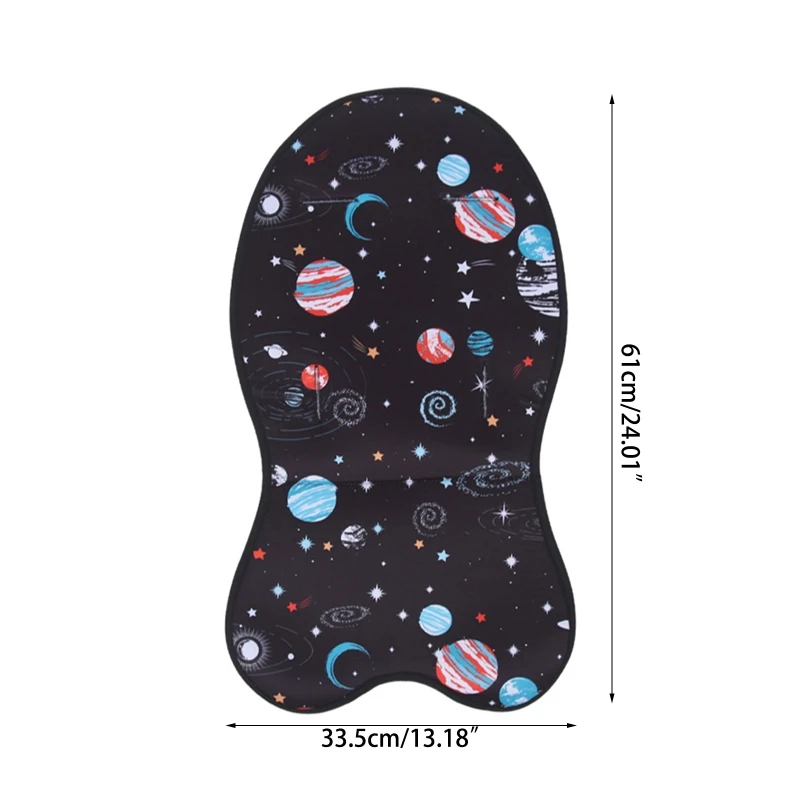 Y1UB Baby Stroller Liner Pad for Seat Cover Padded Newborn Infant Toddler Pram Mattre images - 6