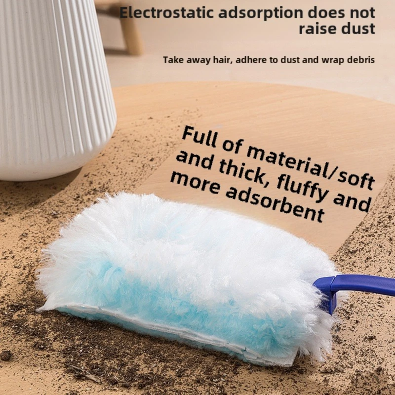 Disposable Dusters Set Electrostatic Fleece Refills 10/20 Pcs Compatible with Swiffer Duster Household Cleaning Accessories