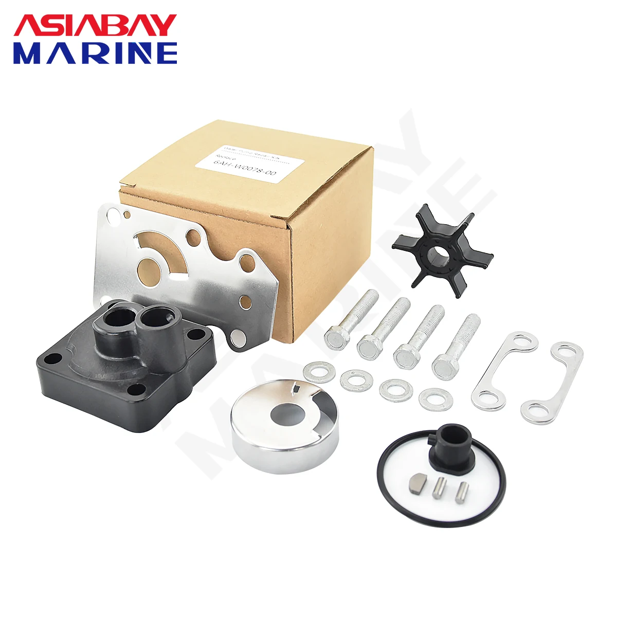 Yamaha Outboards 4HP 5HP Water Pump Impeller Repair Kit - Foto 3