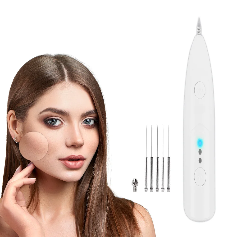 Plasma Pen Freckle Wart Mole Tattoo Skin Tag Black Point Dots Vacuum Spot Remover Machine Skin Care