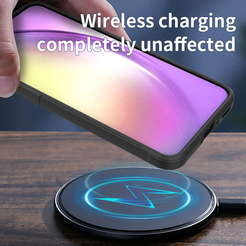 Anti-Drop Wireless Charging Phone Case - Simple Protective Cover