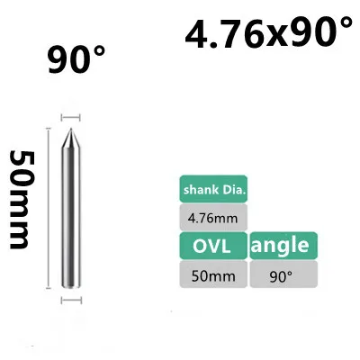 milling machine cutters 4.76mm Shank Diamond Milling Cutter Engraving Bit Carving Pen Point Tools Cnc Metal Steel Stone dresser 60 90 degree 1pc snap on vise Machine Tools & Accessories