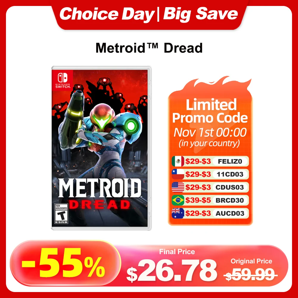 Gra Metroid Dread Nintendo Switch za $37.23 / ~151zł