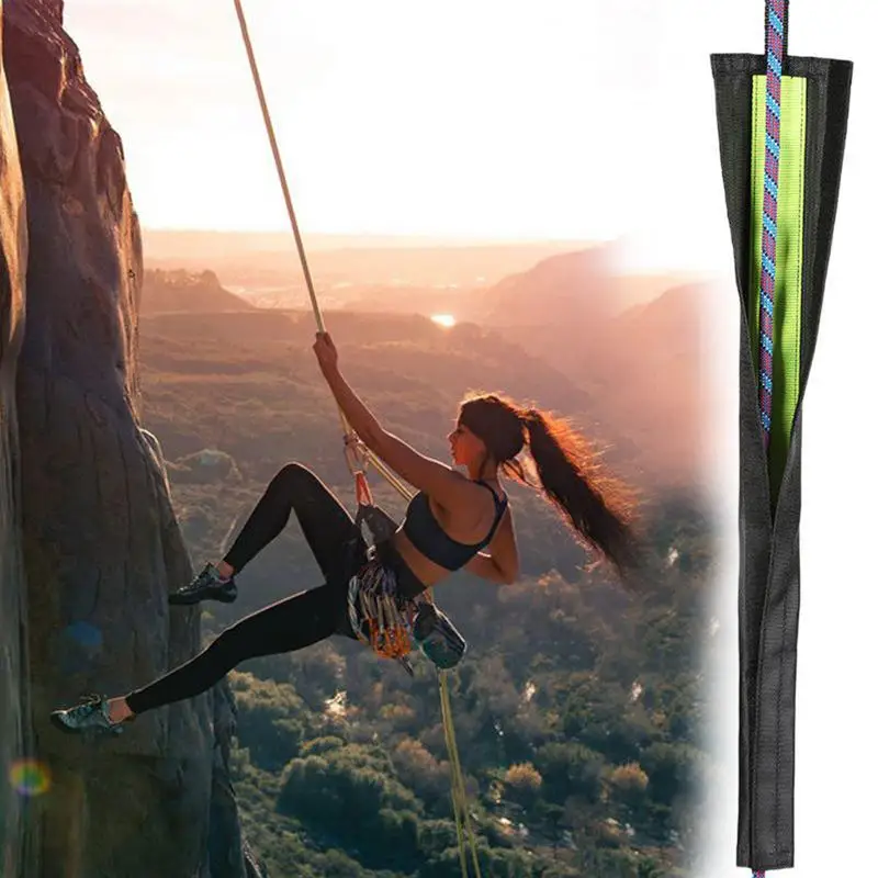 Rope Protector Climbing Anti-Wear Rope Sleeve Protector Rappelling Abseiling Equipment For Survival Backpacking Outdoor Caving