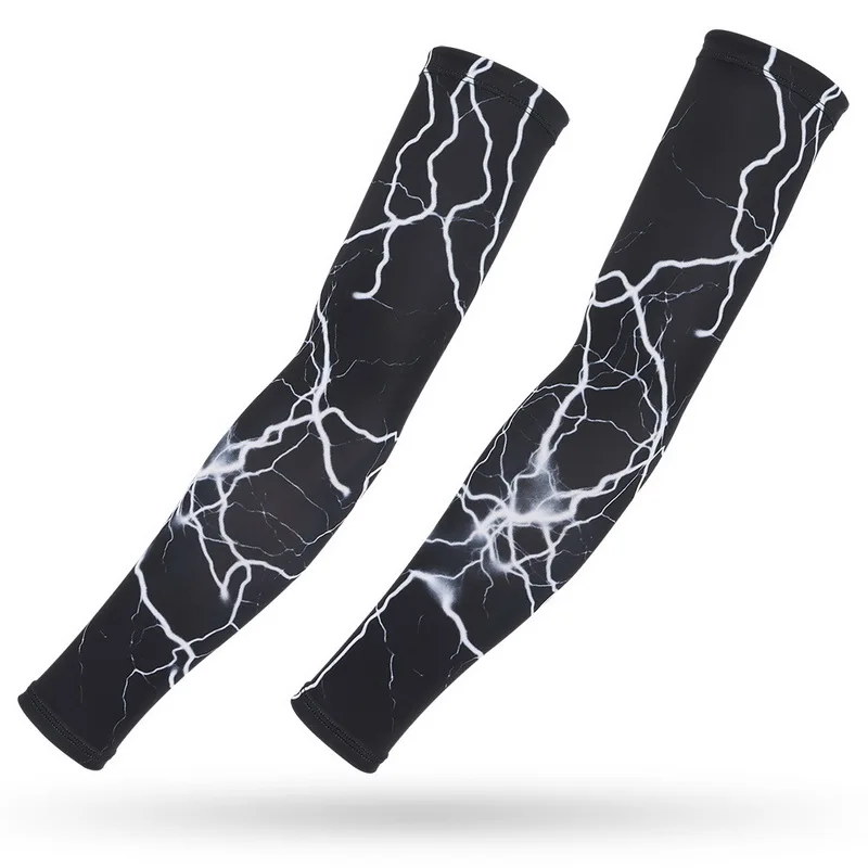 Unisex UV Protection Cooling Tattoo Design Cycling Arm Sleeves