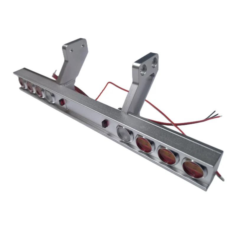 CNC Metal LED Taillight for 1/14 Tamiya 56319 56330 RC Truck Tractor Trailer Modification DIY Car Parts Tail Lamp Tamiya LESU 2