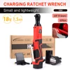 18V Cordless Electric Impact Wrench Rechargeable Screwdriver 3/8 Inch Right Angle Ratchet Wrenches Power Tool With Battery 1