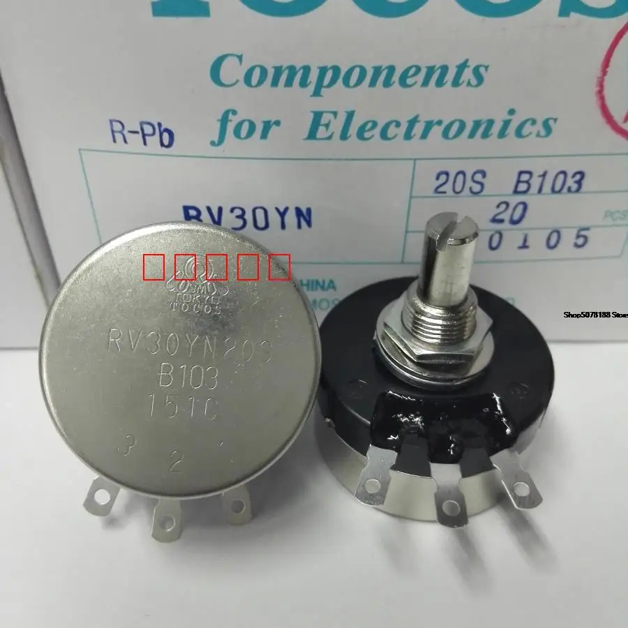 

Original Japanese TOCOS potentiometer rv30yn20sb103 10K Tokyo cosmos 3 W Original New Quick Shipping