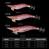 Glow-Enhanced Squid Jig Lure for Epic Ocean Fishing Adventures - Image 2