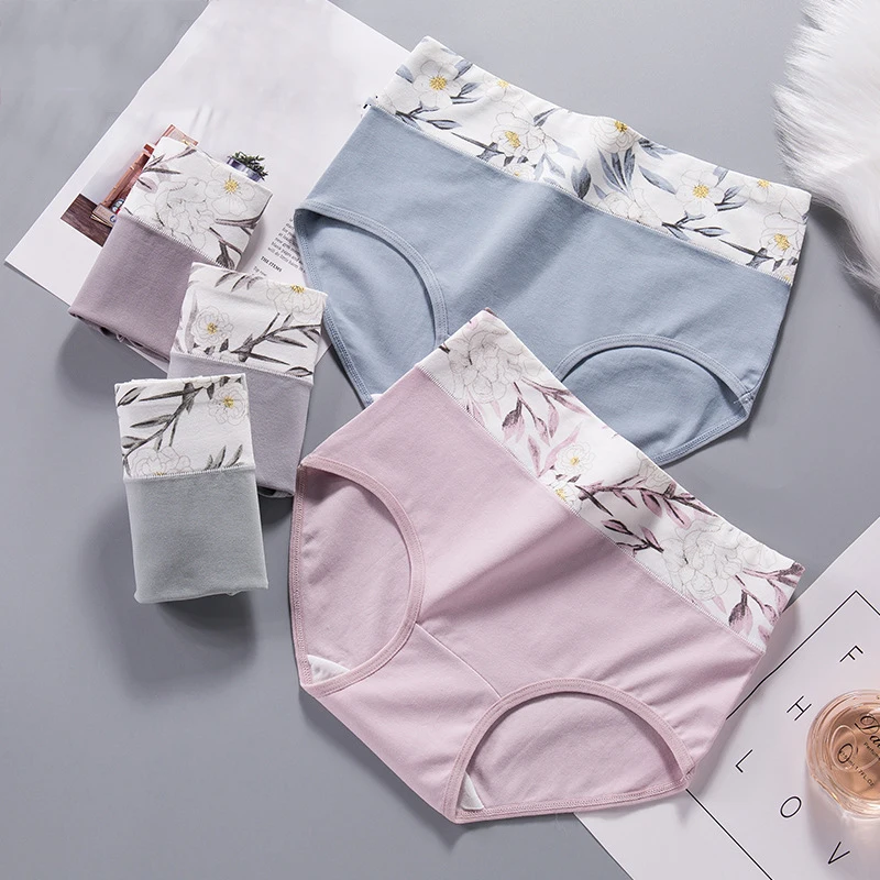 

Women's Cotton Underwear Large Size Lingere Comfortable Women Panties Seamless Abdomen Underwear Women Sexy Panties Corset