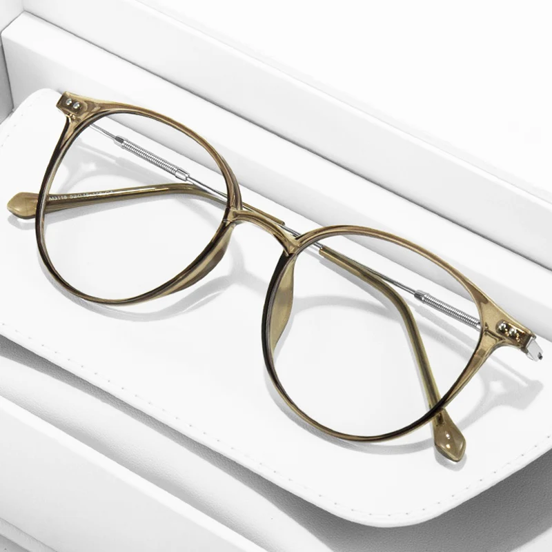 Occhiali Da Vista Unisex Con Blocco Della Luce Blu Occhiali Da Vista Occhiali Da Vista Rotondi Retrò Occhiali Da Vista Miopia Occhiali Da Computer Tra