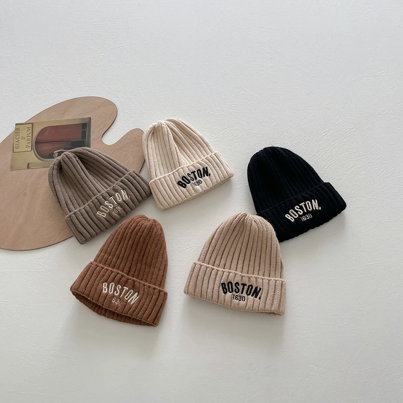 Knit Hat Winter Baby Toddler Kids Girls Boys Bonnet