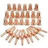 40/65/85Pcs Air Plasma Cutting Tips For LG-40 PT-31 Cutter Consumables CUT-40 CUT-50D Swirling Rings Electrode Shield Cups 3